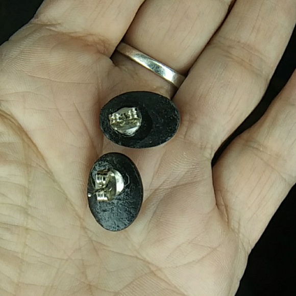 Dichroic Post Earrings - Picture 6 of 7